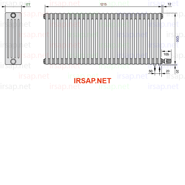 Радиатор IRSAP Tesi 51200/27 T26 CL 01